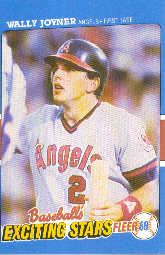 1988 Fleer Exciting Stars Baseball Cards       023      Wally Joyner